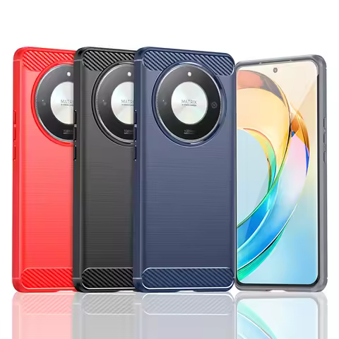 For Honor X9B Case Honor X9A X9B Cover Shockproof Original Luxury Brushed TPU Silicone Protective Ph