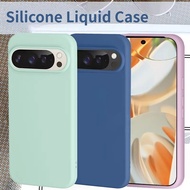 Solid Color Ultra Thin Case For Google Pixel 10 9a 9 Pro XL Liquid Soft TPU Silicone Phone Case Acce
