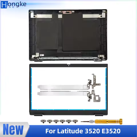 New For Latitude 3520 E3520 Rear Lid LCD Back Cover Top Case/Front Bezel /Hinge 017XCF 04Y37V 0WXN5F