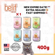 BELIF CAT WET FOOD / WET FOOD / MAKAN BASAH / CAN 400G X1