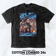 Makhacev UFC Islamic Washed T-Shirt / Makhacev Washing Islamic UFC T-Shirt