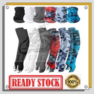 [2pcs] Sarung Lengan Lelaki Arm Sleeves Hand Socks Lelaki UV Protection Motorcycle Rider Mask Bandan