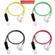 SMARTSIMPLE 10-30LBS Baseball Trainer with Latex Resistance Cord Pitching and Hitting Rebound Practi