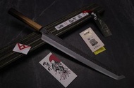 🇯🇵堺孝行🔥焰 紅蓮 青二鋼 玄武 先丸柳刃 300mm 💓 日本高級廚刀 Sakai Takayuki