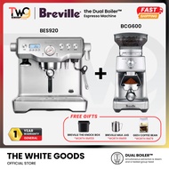 [Stock Ready, Dispatch Next Day] Breville BES920 Dual Boiler Espresso Machine + BCG820 Smart Grinder