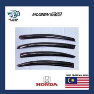 CITY CIVIC JAZZ CRV HRV DOOR VISOR Mugen Air Press Window Door Visor Wind Deflector All HONDA VISOR