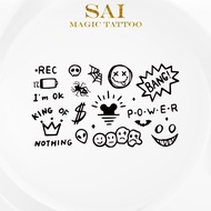 SAI MAGIC TATTOO Lasts to 2 weeks 10CM×06CM Tattoo sticker waterproof long lasting Temporary fake ta