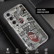 SAMSUNG A16 2024 Case - SAMSUNG A16 2024 Casing - AESTHETIC Motif - Premium Softcase - Case hp - Cas