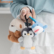 LUMINAR Aquarium Plushies Pendant, Sea Otter Penguin Killer Whale Plush Keyring, Funny Orca Shark Do