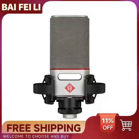 BAIFEILI V10 Condenser Microphone XLR With 34mm Large Diaphragm Cardioid for PC Recording Podcasting