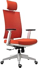 Ergonomic Office Chair Home Lifting Rotating Computer Chair Mesh Chair with Lumbar Support Arm Adjustable Height Armchair,Red,Free Size Decoration