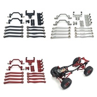Upgrated Metal Part RC Car Pedal Tie Rod Shock Absorber Servo Seat Tie rod Seat Accessories Set for 