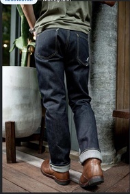 Pinion denim Dark Eagle 19.5ozมี3ทรงให้เลือกกะบอกเล็กกะบอกกลางตรง