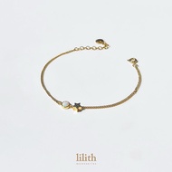 Lilith-Opal star charm bracelet Pendant Stone