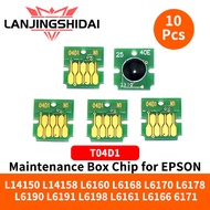 10Pcs T04D1 Maintenance Box Chip for EPSON L14150 L14158 L6160 L6168 L6170 L6178  L6190 L6191 L6198 