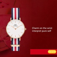 （สาขาของแท้）daniel wellington watch นาฬิกาdw สุภาพสตรี 28mm unisex ควอตซ์ นาฬิกา แฟชั่น ผู้หญิง นาฬิกา  แท้100%
