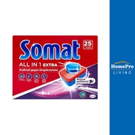 HomePro ก้อนล้างจานสำหรับเครื่องล้างจาน SOMAT 450 กรัม 25 ก้อน แบรนด์ SOMAT