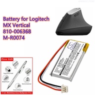 Mouse Battery 3.7V/180mAh AHB521630PJT-04 for Logitech MX Vertical, 810-006368, M-R0074