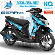 Mio Gear 125 Full Body Decal Mio Gear 125 Sticker Gear 125 Variation Sticker Petronas Design