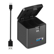 Portable Battery Charger 3 Slots Fast Charging for GoPro Hero 13 Battery GoPro Hero 13 Black Action 