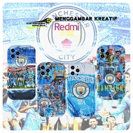 Redmi Manchester City MCI Football Casing Contest Drop-resistant soft adaptation protector Redmi 10 