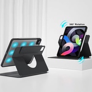 全城熱賣 - 前撐支架透明旋轉平板殼 適用於iPad Pro 12.9 2018 / 2020 / 2021（黑色）