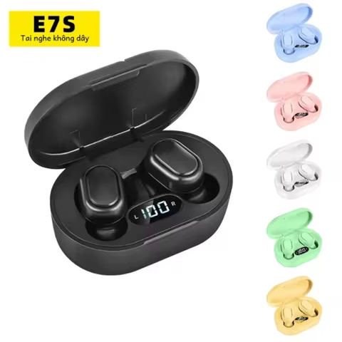 Original E7S Wireless Bluetooth Headset with Mic LED Display Earbuds for iPhone Xiaomi TWS Earphone 