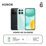 HONOR X6C 16GB*(8+8)RAM l 256GB ROM l 5300mAH + 35W Large Battery l Al Button Al Eraser
