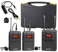 (Movo) Movo Wireless 48-Channel UHF Lavalier Microphone System-