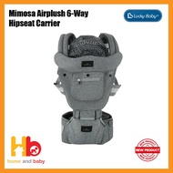 Mimosa Airplush 6-Way Hipseat Carrier - Winter Grey