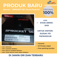 GIR SET INDOPART / GEAR SEAT / ORIGINAL / S1435-2800S-SHO MODEL SUZUKI FD 110/SHOGUN