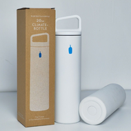 hot 304 Stainless Steel Insulated Water Bottles with Handle Blue Bottle Drinking Bottle Coffee Cup T