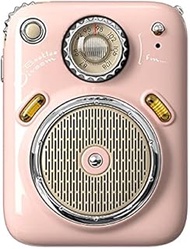 Divoom Beetle FM Radio BT5.0 Speaker with Micro SD Card, Pink