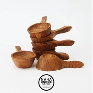 GENTA - Wooden Scoop Coffee Scoop/ Coffee Scoop Coffee Spoon/ Wooden Scoop Coffee Measuring Spoon/ W