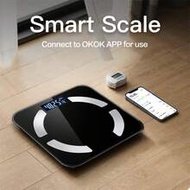 Smart Digital Weight And Body Fat Scale, High Precision, Bathroom Weighing Scale, Connects To Mobile
