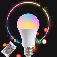 220V Household Lighting Dimmable 24 Key Remote Control 9/12W Smart Lamp Atmosphere Light 16 Colors R