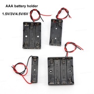 1X 2X 3X 4X AAA 1.5v 3v 4.5v 6v Battery Holder Storage Box Batteries 1 2 3 4 Slot AAA Power Bank Cas