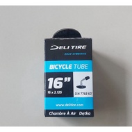 SELIS 16X2.125 ELECTRIC BIKE INNER TYRE BENDED VALVE