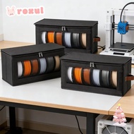 ROXUL  Printing Filament Storage Box, Moisture-proof Visible Filament Storage Containers, Can Hold 6