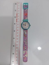Swatch「Flik Flak 淺紫色 閃石版女童手錶」