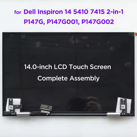 14.0 Laptop LCD Touch Screen Complete Assembly for DELL Inspiron 14 5410 7415 2-in-1 P147G001 P147G0