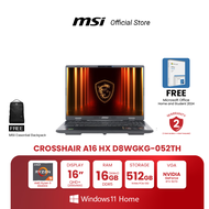 MSI NOTEBOOK CROSSHAIR A16 HX D8WGKG-052TH |16"(QHD+) | IPS | AMD Ryzen 9 8940HX | NVIDIA GeForce RT