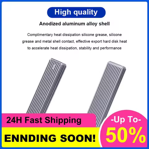 M.2 NGFF/SATA USB Case M Key/B&M Key External Solid State Drive Enclosure SSD Adapter Enclosure for 
