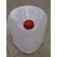 Tong Putih (second hand) 25L, HDPE container, water tank, plastic bottle
