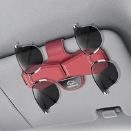 Car Sun Visor Glasses Box Magnetic Leather Sunglasses Clip For Chevrolet Optra Trax  Malibuxl Aveo C