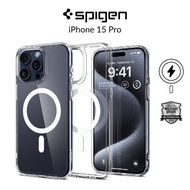 Spigen iPhone 15 Pro Case 6.1" Ultra Hybrid Magfit Casing Magnetic Phone Case iPhone Case Clear Case