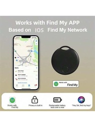 1入for Apple Find My App智能標籤藍牙追蹤器gps智能偵測器可用來定位小物品、尋找鑰匙