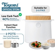 【In stock】TOYOMI 0.8L SmartDiet Micro-Com. Low Carb Rice Cooker RC 2090LC WUMR