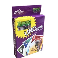 Uno Plants vs. Zombies UNO Card Game Thickened UNO Card Party Board Game Solitaire Entertainment Party Board Game Card Board Game Interactive Board Game