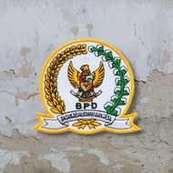 LOGO BPD BORDIR BADAN PERWAKILAN DESA READY STOK